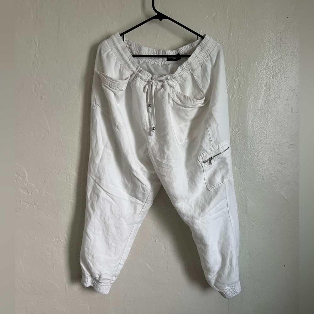 White Karl Lagerfeld pants